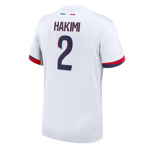 Moški Nogometni dresi Paris Saint-Germain Achraf Hakimi #2 Gostujoči 2024-25 Kratek Rokav